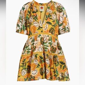 Farm Rio Biriba Fruit Cotton Minidress NWT